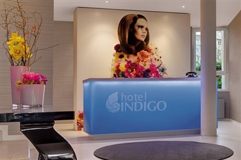View of the Hotel Indigo in Dusseldorf