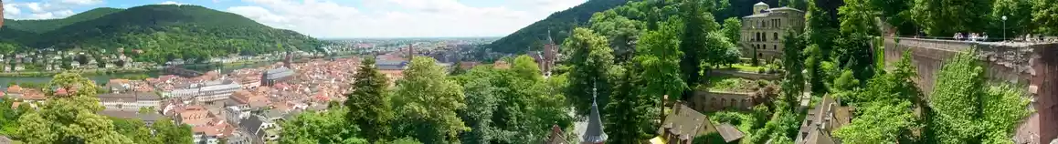 Panorama image of Heidelberg