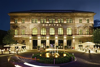 View of the Sofitel Bayerpost in Munich