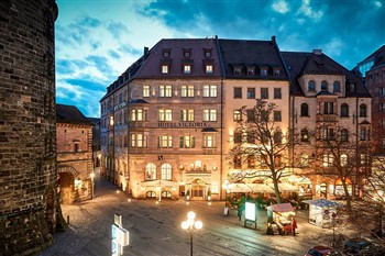 View of the Hotel VICTORIA in Nuremberg
