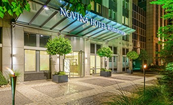 View of the Novina Hotel Wohrdersee in Nuremberg