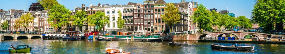 Canal bridge in Amsterdam