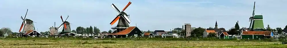 The windmills of Zaanse Schans