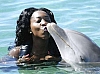 kissing a dolphin jamaica