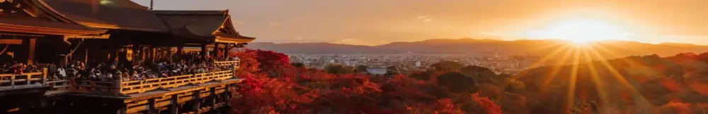 Panoramic view of Kyoto