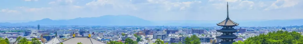 Panoramic view of Nara