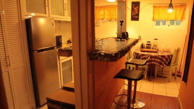 bohemian guest house kitchen