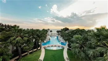 View of the luxury resort InterContinental Resort in Hua Hin