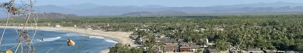 Beach in Oaxaca Mexico