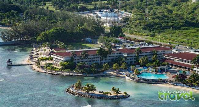 Holiday Inn Jamaica aerial view