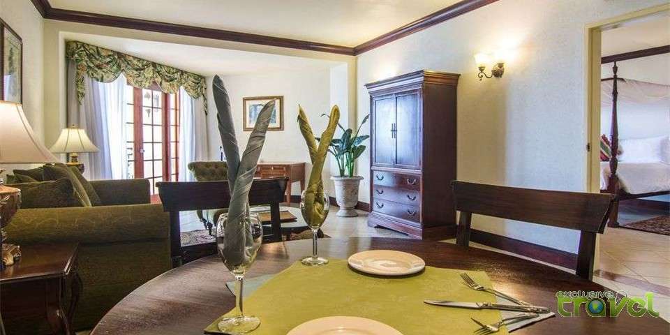 bedroom suite with ocean view