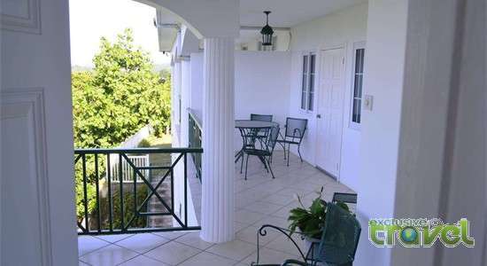 pink rock hotel balcony