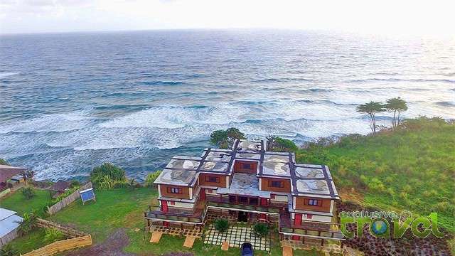 sea cliff hotel aerial view