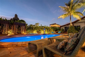View of the Dolphin Hotel in Fernando de Noronha