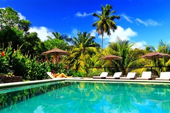 View of the Pousada Do Vale in Fernando de Noronha