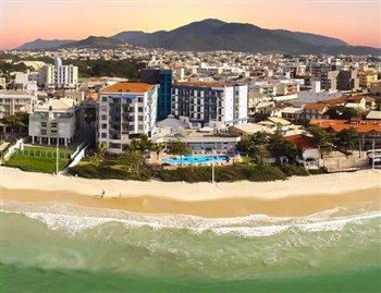 View of the Ingleses Praia Hotel in Florianopolis