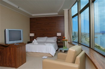 View of the Majestic Palace Hotel in Florianopolis