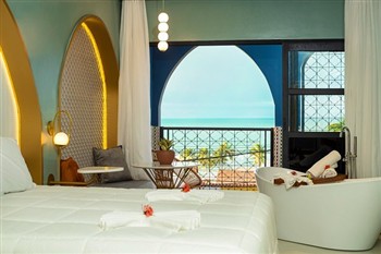 View of the Exotica Boutique Hotel in Pipa
