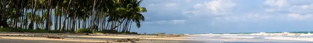 Panorama image of Trancoso beach