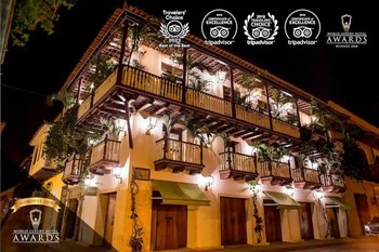 View of the Leones de Alba Hotel Boutique in Cartagena