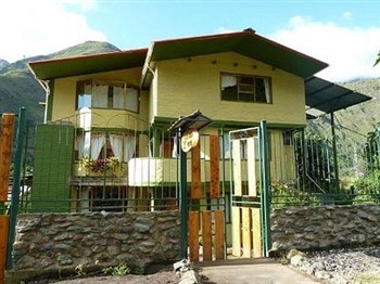 View of the La Casa Verde Eco Guest House in Banos
