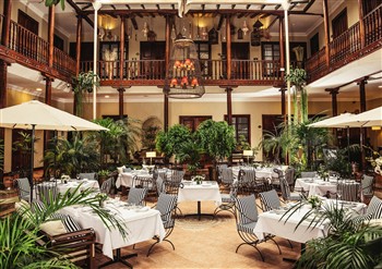View of the Hotel Boutique Santa Lucia in Cuenca