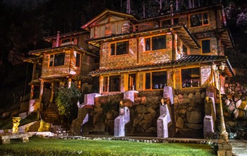 View of the Hacienda Rumiloma in Quito