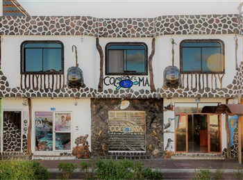 View of the Hotel Coloma Galapagos in Santa Cruz