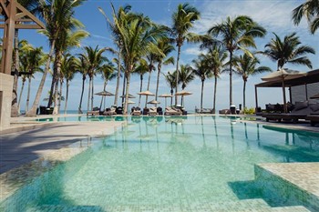 View of the Hotel Arennas in Mancora