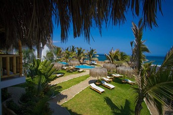 View of the Casa Mediterranea in Mancora