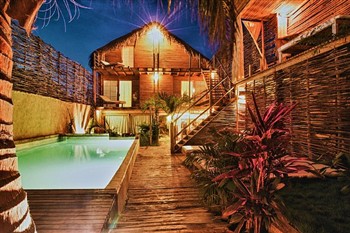 View of the Eco Lodge in Mancora