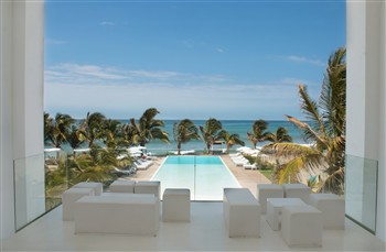 View of the Hotel Qema in Mancora