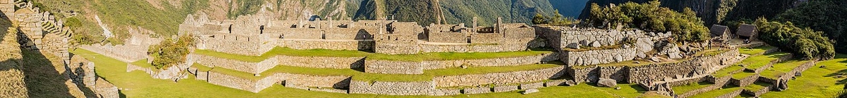 Panorama image of historical civilisation remains