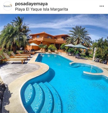 View of the Posada Yemaya in Cumana