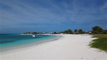 View of the Posada Macondo in Los Roques