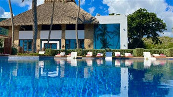 View of the Ikin Spa Hotel in Margarita Island