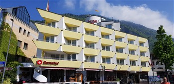 View of the Hotel Bernerhof in Interlaken
