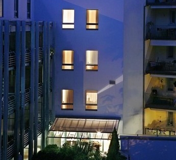 View of the Hotel Ambassador in Lucerne