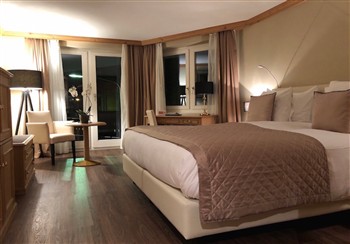 View of the Hotel Albatros in Zermatt