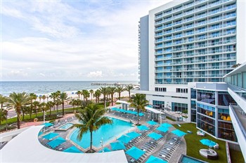 View of the Wyndham Grand in Clearwater