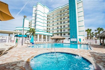 View of the Discovery Beach Resort in Cocoa Beach