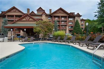 View of the Bearskin Lodge in Gatlinburg