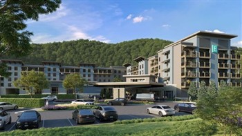 View of the Embassy Suites Resort in Gatlinburg