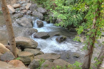 View of the Hampton Inn in Gatlinburg