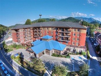 View of the Hilton Garden Inn in Gatlinburg