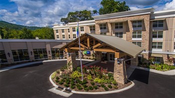 View of the Holiday Inn Express Downtown in Gatlinburg