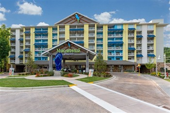 View of the Margaritaville Resort in Gatlinburg