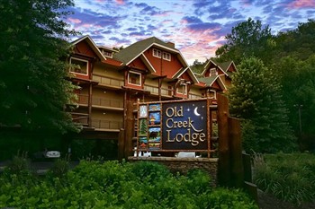 View of the Old Creek Lodge in Gatlinburg
