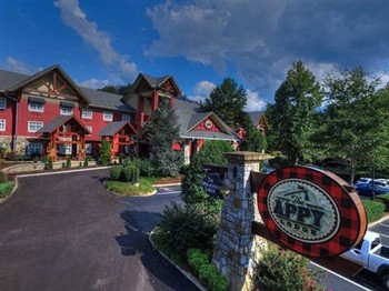 View of the The Appy Lodge in Gatlinburg