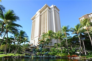 View of the Hilton Grand Club Hawaiian Village in Hawaii